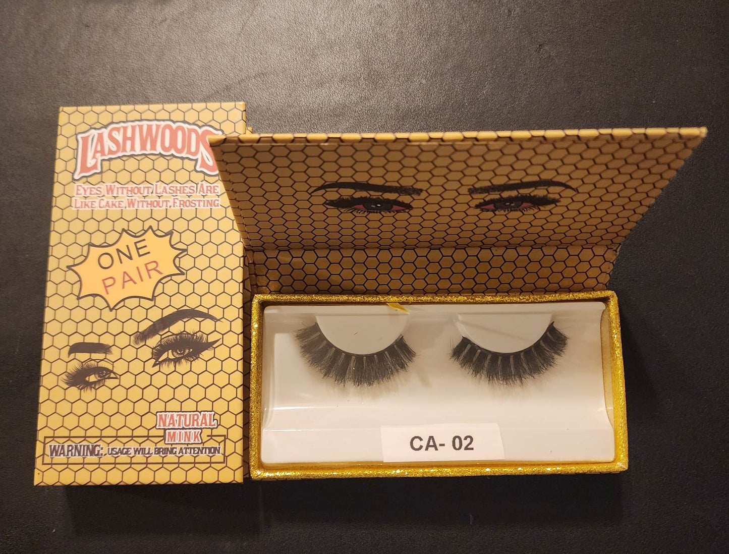 3D Faux Natural Vegan Lashes-CA02